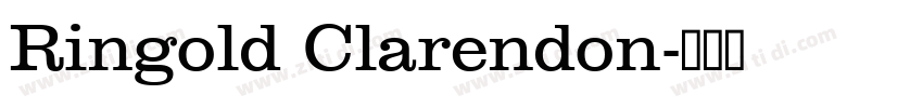 Ringold Clarendon字体转换
